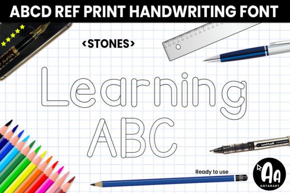 Abcd Ref Stones: A Display Font for Brand Creators