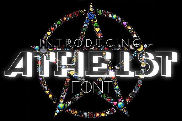 Atheist: The Abstract 3D Display Typeface for Bold Marketing