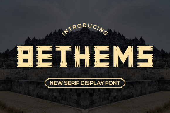 Bethems: The Bold Display Font for Scroll-Stopping Campaigns