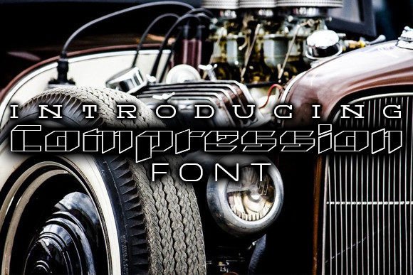 Compression: A Bold Techno Font for Daring Brand Projects