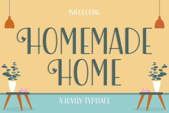 Homemade Home: A Dreamy Display Font for Web Design