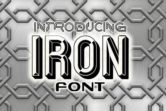 Iron: A Bold Display Font That Gives Small Businesses An Unforgettable Edge