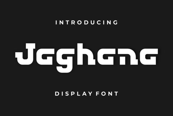 Jaghana: A Playful Display Font for Crafters