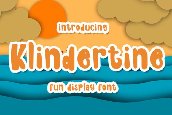 Klindertine: A Sweet Display Font for Branding