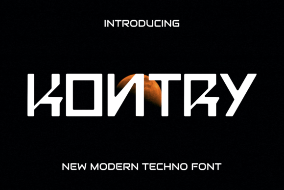 Kontry: A Display Font That Adds Edge to Digital Layouts