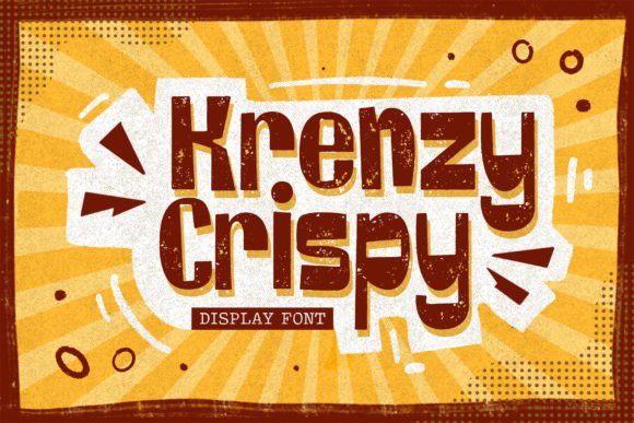 Krenzy Crispy: A Playful Display Font for Web Design