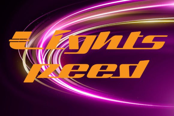 Lightspeed Display Font: For Bold Web Typography