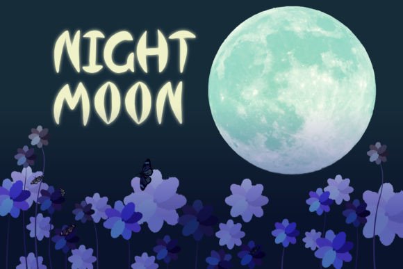 Nightmoon: A Mysterious Display Font for Editorial Design
