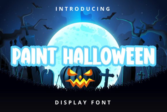 Paint Halloween: A Display Typeface for Spooky Editorial Flair