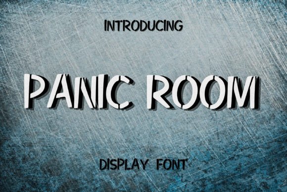 Panic Room: The Stencil Display Font for Impactful Marketing