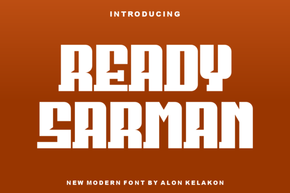 Ready Sarman: The Modern Display Font for Scroll‑Stopping Visuals
