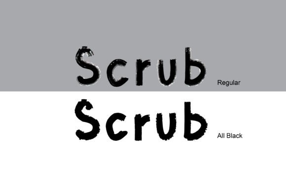 Scrub: A Playful Display Font for Handmade Sellers and Craft Creators