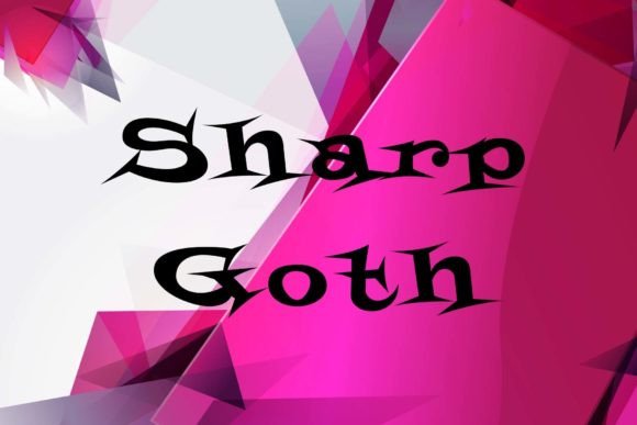 Sharp Goth: A Display Font That Brings Editorial Edge Back