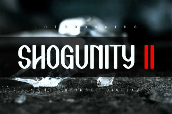 Shogunity Ii: A Modern Brush Display Font for Editorial Design