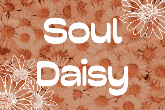 Soul Daisy: A Gentle Display Typeface for Campaign Design