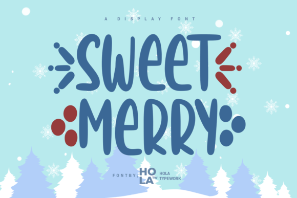 Sweet Merry Font: Warm Display Type for Business