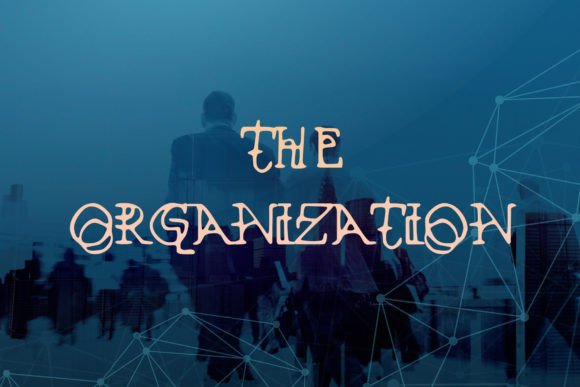 The Organization Font Brings Mystery to Handmade Designs