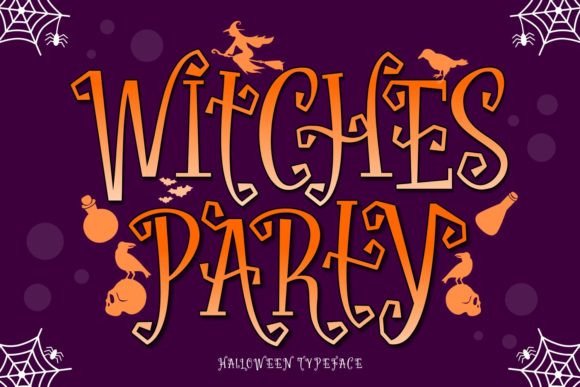 Witches Party Font for Business Branding and Design
